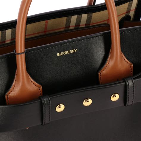 burberry handtasche leder|Burberry designer handbags.